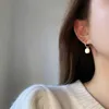 Stud Arrival Korean Simple Temperament Geometric Love Square Dangle Earrings For Women Fashion Jewelry Accessories 230814