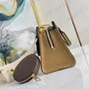 Bolsa casual da moda Onthego Totes bolsas de luxo de alta qualidade imprimir duplex de estilo coin de estilo Toron lida com sacolas com cinta de tecido exclusiva