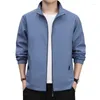 Jackets masculinos 2023 Jacket Spring e Autumn Trend Collar Baseball Youth Work Top Top Roupas