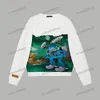 xinxinbuy mężczyzn designerskie bluzy bluzy ludu Graffiti Printing Sweat