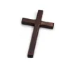 大型の長い十字架2色クリスチャンの木製12cm（4.7インチ）吊り壁を渡る
