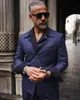 Ternos masculinos de luxo para casamento Slim Fit Groom Wear Office Business Tuxedos 2 Pcs Casaco com calças festas noturnas personalizadas