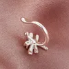 Backs Earrings Small Dragonfly Ear Clip For Women Earing Without Hole Jewelry Fake Single Bone Earings CF1