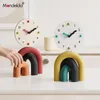 Table Clocks Home Accessories Living Room Top Display TV Cabinet Entryway Creative Simple Desk Clock