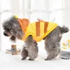 Yellow Bee Big Dog Jacket för fransk bulldogg Winter 8xl Golden Reteriver Stora husdjurskläder Halloween Costum Cat Apparel Supply HKD230812