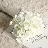 Decorative Flowers Ins Style Hydrangea Artificial High Quality Spun Silk Handmade DIY Dried For Garden Home Wedding Table Dcoration