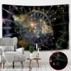 Tapisseries universe espace nébula grand art tapestry imprimé mur couvre-mur suspendu serviette de plage mince couverture yoga r230812