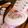 Lovelight Screener Loafer Ayakkabıları B22 Kadınlar için Gussie Kristal Kadın Trainer Spor Sneaker Marka Tasarımcı Çizgili Moda Retro Kirli Deri Erkek Spor Ayakkabı