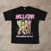 Hellsntar Uomo di alta qualità Hell Designer per uomo Abiti estivi Coppie T-shirt in cotone T-shirt da donna Manica corta Tees Star Marchio all'ingrosso LHR8 LHR8