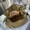 Luxury Tote Bag Flamenco äkta läderhandväska hobo axelpåsar massager crossbody loeweesbag mjuk läder hink spanien handväska kan ändra axelrem 30 cm