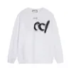 HOJA DE MANDA MENTE Hombres diseñadores de sudadera con capucha en blanco y negro Manga larga de manga larga de alta calidad Sweaters para mujer Tamaño S-XL