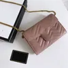 Fashion 2023 Borsa da donna Bagna in pelle in pelle Mini catena cosmetici Bag di messenger Shopping con una borsa per sacchetta per spalle borsetta femminile