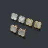 Rose Color Women Designer Studs Top Quality Classic Engagement Couple Couple d'oreilles Boucles d'oreilles