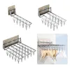 Hangers multifunctioneel droogrek clip wand gemonteerde sokken ondergoed wasserette opslag badkamer balkon vouwkledinghanger