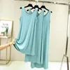 Casual Dresses Women's Modal Full Slip Dress Spaghetti Strap Vest 88 To 118cm Long Under Camisoles Slips Lnner Petticoat