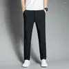 Herenbroeken Merk Kleding Summer Stretch Casual Men Dun Business Straight Classic Sports Jogging Nylon Trousers Male plus Maat 28-40