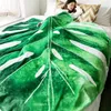 Couvertures Philodendron Gloriosum Super Soft Soft Giant Giant Feuilles de lancer Couverture Fleece Cozy Laft Cover