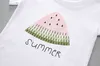 Kledingsets Zomer Babykleertjes Kinderen Mode Jongens Meisjes Cartoon Watermeloen T-shirt + Shorts 2 stk/set Peuter Casual Kleding Kindertrainingspak