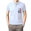 Heren PoloS Fight-Breast Survivor American Flag Print Cancer Awareness T-Shirt Grafische T-shirt Women Short Sleeve Blouses