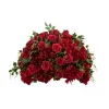 Dekorationer simulering hortensia rose boll westernstyle bröllop bord dekoration fönster utställning hall arrangemang blomma silk blommor