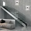 Lampe murale nordique minimaliste intérieur LED ronde chambre salon salon porche corridor aluminium 7w