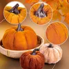 Decorazione per feste decorazioni per la raccolta autunnale kaki fa falsa zucca in schiuma riutilizzabile per il Ringraziamento Halloween