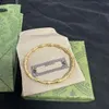 Mode vrouwen bamboe gewricht roestvrijstalen armband goud zilveren liefde armband luxe armband bruiloft bangle cadeau