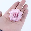Dekorativa blommor 10st om scrapbooking Handikraft Diy Craft Wreath Silk Rose Head Artificial Flower Simulation Wedding Decor