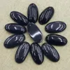 Подвесные ожерелья Quality Natural Black Obsidian Stone Bracelet Bracelet Countrace Charms Diy Мода изготовление ювелирных аксессуаров Оптовые 6 шт.