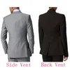 Costumes pour hommes Summer Ivory Linen Plus taille Mens Groom Tuxedo Men For Wedding Man Blazer Costume Homme Prom Party Terno Masculino