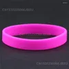 Bangle Trendy Minimalist Silicone Armband Fitness Flexibelt armbandsmode Running Jogging Wrist Ring Multicolors Unisex