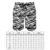 Shorts masculinos clássico zebra retro tronco de natação preto e branco listras homem rápido secagem esportiva plus size calças curtas