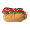 Costume de animal de compagnie Hot-dog en forme de teckel dckunk sausage vêtements réglables drôles chauds pour chiot dog fournit des fournitures hkd230812