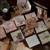 Hediye Sargısı 100 PCS Benekli Kitap Sayfaları Malzeme Kağıt Önem Dergi Planlayıcı Zanaat Kağıt Scrapbooking Vintage Dekoratif DIY Craft Fotoğraf Albümleri R230814