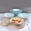 Bowls Melamine Tableware Two-Color Noodles Mixing Bowl