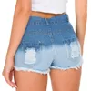 Kvinnors jeans 2023 Casual Sexy Denim Jean Women Shorts Summer Ladies Pants Sea Sand Wear Club Costumes Blue
