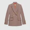 Moda feminina feminina roupas de grife blazers com cartas completas Spring New Tops lançados A78