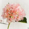 Artificial Hydrangea Flower Head 47cm Fake Silk Single Real Touch Hydrangeas 8 Colors for Wedding Centerpieces Home PartyZZ