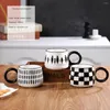 Mokken American Coffee Mug Cup voor kopjes en kerstcadeau drinkware keramisch aardewerk ongebruikelijke thee