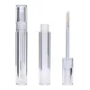 5ML Empty Lipstick Tubes circle Transparent Lip Gloss Tubes Hollow head 4 sytles Wand Tubes Clear bottles