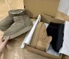 Boot uggit Ultra Mini Platform Designer Woman Winter Ankle Australia Snow Boots Thick Bottom Real Leather Warm Fluffy Booties new 2023 35-44
