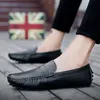 Dress Shoes Large Size Mens Casual Genuine Leather Business Formal Brand Slip On Men Loafers High Quality Soft Driving Mocassins 230814