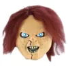 Scary Face Mask Masquerade Cosplay Party Props Horror Baby Chucky Ghost Doll Mask effrayant Children Children Kids Halloween Party Masques