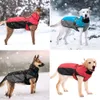 Waterdichte grote hondenkleding Warm grote honden jas jas reflecterende regenjas kleding voor medium grote honden Franse bulldog XL-6XL HKD230812