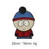 south park characters brooch Cute Anime Movies Games Hard Enamel Pins Collect Metal Cartoon Brooch Backpack Hat Bag Collar Lapel BadgesZZ