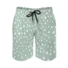 Herren -Shorts Sommerbrett Dalmatinische Spots mit weißen Punkten DOTS Drucken Grafik Strand Kurzpants Casual Bequeme Trunks Plus Size