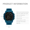 Wristwatches Men Digital Watch LED Backlight Sports 5ATM Waterproof Swimming Large Face Wrist With 12/24 Hour Stopwatch Alarm Date Week