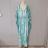 فستان نسائي للنساء متعدد الاستخدامات 2023 الصيف على الطراز الإثني جولة قميص طويل الأكمام مطرزة