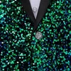 Men S Suits Blazers colorido glitter lantejouno smoking blazer masculino de luxo marca de xale de colarinho de colarinho de traje de casamento de casas de casamento 230814