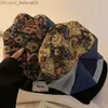 Cappelli larghi cappelli da secchio cappelli giapponesi patchwork orso denim beretto femminile retrò versatile spettacolo affronta piccola nuvola pittore